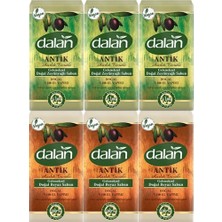 Dalan Antik Zeytinyağlı El Yapımı Doğal Sabun 900 gr x 6 Vegan Beyaz Koku