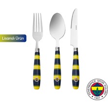 Karaca x Fenerbahçe Lisanslı 18 Parça 6 Kişilik Çatal Kaşık Bıçak Takımı
