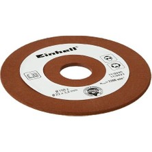 Orijinal Einhell Zincir Bileme Taşı Ø 108 mm (Zincir Testere Bileme Cihazı Aksesuarı, Kalınlık 3,2 Mm, 23 mm Mil Bağlantısı, P100 Grit, Einhell Zincir Bileme Cihazları Için Uygun) - 4500076