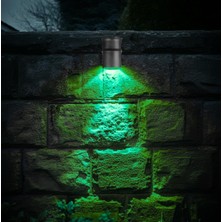 Delixa Tekli Çağlayan Aplik IP54 Dış Mekan Zita Bahçe Aydınlatma Apliği + GU10 Ampul (Yeşil)