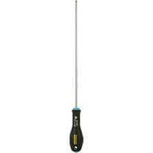 Stanley - Fatmax Pozidriv Pz1 Tornavida (250 mm Bıçak Uzunluğu, Krom Vanadyum Ergonomik Softgrip Sap) 0-65-319, Gümüş