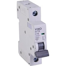 Viko 6VTB-1C16 Otomatik Sigorta 6ka C Tipi 1 Kutup 16A