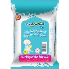 Fresh'N Soft 60'lı Islak Tuvalet Kağıdı Çocuklar İçin Parfümsüz Temizlik ve Rahatlık