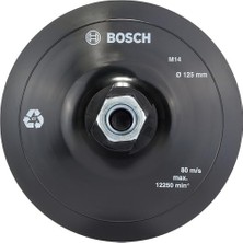 Bosch 125 mm M14 Kağıt Zımparalar Için Taban