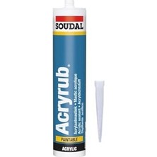 Acryrub Silikonize Mastik 500 gr Beyaz