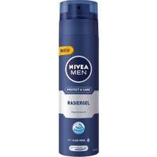 Delixa Erkek Tıraş Jeli Protect & 200ML, Aloevera, Pürüzsüz Tıraş, Cildi Kesik Sıyrıklardan Korur