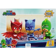 4 Adet Puzzle Frame Pj Mask 35 Parça