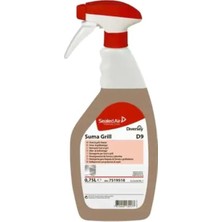 Diversey Suma Grill D9 Ağır Yağ Çözücü 750 ml Fırın ve Izgara Temizleme Kokusuz Etkili Formül