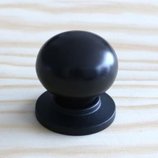 Gerçek Porselen Mat Siyah Kulp Mobilya Mutfak Dolabı Çekmece Dolap Kulpları Kapak Kulpu Kulbu Düğme