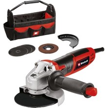 Einhell Avuç Taşlama Tc-Ag 125/850 Kit (850 W, 12000 Rpm, Maks Kesme Derinliği 28 Mm, Maks Disk Çapı 125 Mm, 3 Adet Kesme Diski, 1 Adet Lamelli Zımpara Levhası ve 1 Adet Einhell Çanta Dahil) - 4430977