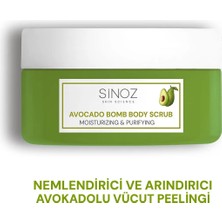 Sinoz Avokado Bomb Nemlendirici ve Arındırıcı Vücut Peelingi 300 gr