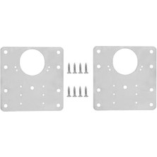 2 Adet, Mobilya Menteşe Onarım Braket Kiti, Dolap Menteşesi, Tamir Sacı, Paslanmaz Çelik,