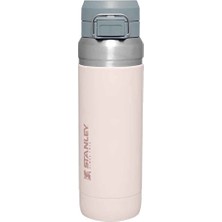 4 Adet Stanley Go Quick Flip Water Bottle Rose Quartz 1.06 Litre