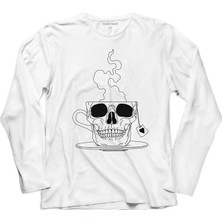 Delixa Kurukafa Çay Streetwear Uzun Kollu Tişört Baskılı T-Shirt