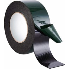Çift Taraflı Köpük Bant Eva Montaj Bandı Siyah 48 mm x 10 Metre