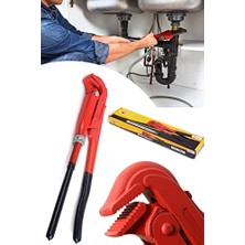 Eltos Profesyonel Maşalı Boru Anahtarı 1 Inç Ayarlı Boru Anahtarı 1410