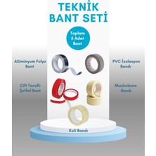 Dalpak Ambalaj Çok Amaçlı Yapıştırma ve Izolasyon Paketi - Şeffaf Silikon + Pvc + Maskeleme + Koli Bandı + Alüminyum Folyo Bant