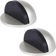 2 Adet Kapı Stoperi Tamponu Kendinden Yapışkanlı Kapı Stopu Gri