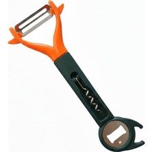 Delixa 3'i 1 Arada Çok Fonksiyonlu Mutfak Seti - Paslanmaz Sebze Soyacak, Tirbuşon, Şişe Açacağı Konserve Y