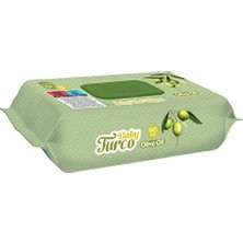 3 Adet Baby Turco Zeytinyağlı Islak Havlu 90'lı