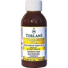 HDY Store Terlans Doğal Ahşap Cilası Gomalak 100 ml Aloe Vera Kokusuyla Alkol İçermeyen Antik Vernik