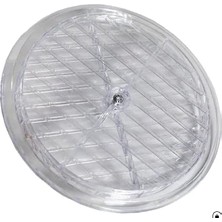 Feyzayapı Doğalgaz Havalandırma Cam Menfezi Şeffaf Çap 18 cm