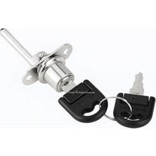 Canex Merkezi Çekmece Kilidi, Çubuksuz, Zamak Gövde, Krom Kaplama, Ofis, Ev, Mobilya, Dolap, Etajer Güvenlik Kilidi, Yedek Anahtarlı (16 Mm)