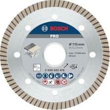 Bosch Professional Accessories Best Serisi Seramik Için, Extra Temiz Kesim Turbo Segman Elmas Kesme Diski 115 mm
