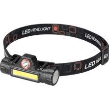 Cata 200 Lümen Mir LED Kafa Feneri Mini LED Far USB Şarj Edilebilir Ayarlanabilir Açı Su Geçirmez Hafif Cob Kafa Lambası Dağ Tırmanışı Gece Balıkçılık [enerji Sınıfı A]          [enerji Sınıfı A]