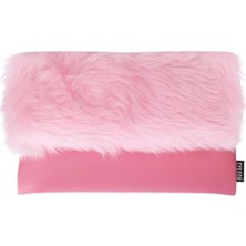 Delixa Pyrus Makyaj Çantası Peluş Pembe