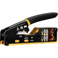 Primex PX-8070Y RJ45/RJ11 Cat6/cat7, Yeni Nesil Ez RJ45 Pense Cat6 Cat7, Yeni Nesil Pense Cat7 (Bıçaklı)
