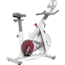 Yesoul S3 Smart Spin Bike Beyaz Renkli Kondisyon Bisikleti Manuel Ayarlanabilir Direnç ve 120 kg Taşıma Kapasitesi