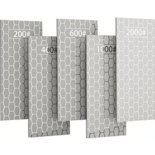 5 Adet Elmas Biley Seti Bıçak Bileme Taşı Sulu Veya Susuz Biley Uzun Ömürlü Aşınmaz 200 400 1000 Grit
