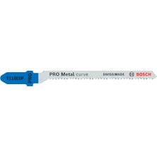 Bosch Accessories Bosch Professional 5 x Dekupaj Testere Bıçağı T 118 Eof Flexible For Metal (Çelik Sac, Aksesuar Dekupaj Testeresi Için), 1,5-4 mm