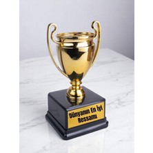 Delixa Lili Hediyelik Dünyanın En Ressamı Baskılı Ödül Kupası 23 cm Ressama Hediyelik Eşya