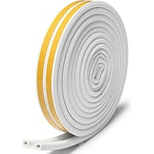 10X2=20 mt Beyaz Kapı Pencere Soğuk Izolasyon Bandı Fitili Yapışkanlı