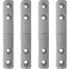 Sineklik ve Kombi Dolabı Kapakları Için Plastik Menteşe 4lü Beyaz