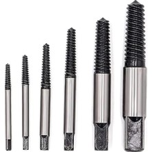 Aee® 6'lı Profesyonel Vida Çıkarma Seti Kırık Civata Kılavuz Çıkarıcı Hasarlı Dönmeyen Sıkışmış Kırılmış Paslı Vida Sökme Aparatı Taşıma Kutulu