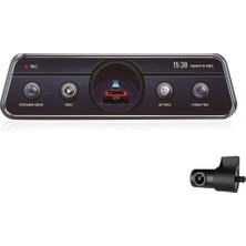 Delixa Sentinel SC-100 2k Ahd Çift Kameralı Araç Içi Dikiz Aynası Kamera | Wi-Fi, G-Sensor, Görüş, Dokunmat