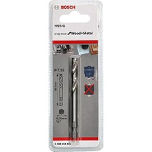 Bosch Professional Accessories 2608594254 Merkezleme Matkabı Plus Hss G Delik Testeresi Için (Ölçüler Çap 7,15 x 85 Mm; Ahşap, Kuru Yapı, Plastik, Metal ve Paslanmaz Çelik)