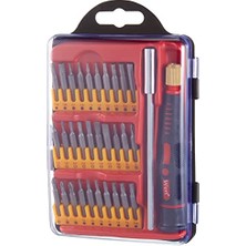 W 2254, Elektronikçi Tornavida Bits Uç Seti (32 Parça), Gri, Siyah, Kırmızı