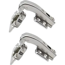 Mobilya Dolap Kapak Tas Menteşe 90° Derece Açılı Frensiz Kör Dolap Köşe Menteşesi 2 Adet