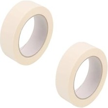 2 Adet Maskeleme Bandı Boya Bandı 24MM x 25M Kağıt Bant