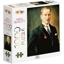 4 Adet Atatürk 1000 Parça Puzzle