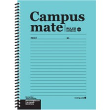 Morning Glory 6000 Çizgili Not Defteri 25,2X17,8 cm Turkuaz 10250-89010