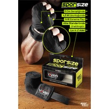 Delixa Voven Boxing Muay Thai Bandage Boks Bandajı Muay Thai Bandajı El Sargısı Tüm Ebatlar, Renkler (, 4,5