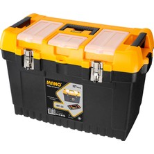 Delixa Jmt-22 Organizerli Metal Kilitli Takım Çantası, Polipropilen, /turuncu 59 cm