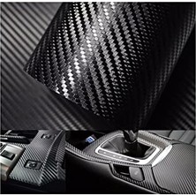 Siyah Karbon Kaplama Folyosu (127 cm x 20 Cm)