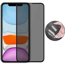 Bukrem Store Apple Uyumlu   iPhone 11 Hayalet Ekran Koruyucu Seramik Tam Kaplayan Gizli