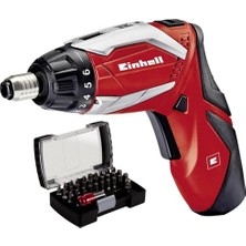Einhell Şarjlı Vidalama Te-Sd 3,6 Li Kit (Lityum Iyon, 3,6 V, 1,5 Ah, 3,5 Nm Tork, 2x LED Işık, Şarj Cihazı, 32 Parçalı Uç Seti, Saklama Kutusu Dahil) - 4513495